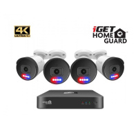 iGET HOMEGUARD HGNVK88504 - PoE 4K UltraHD NVR CCTV 8CH + 4x kamera