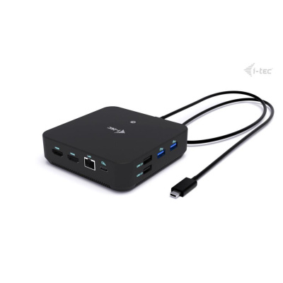 i-tec USB-C DP Dual HDMI Docking Station, Power Delivery 100W