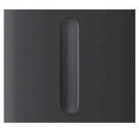 Ajax CenterButton (Dimmer) vertical - Středový kryt stmívatelného tlačítka, vertikální instalace, grafitová