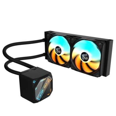 GIGABYTE Vodní chladič GAMING 240, 2x120mm, ARGB, LGA1851, AM5, černá