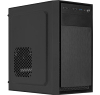 EUROCASE skříň MC X104 black, micro tower, 1x USB 3.0, 2x USB 2.0, 2x audio, bez zdroje