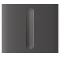 Ajax  CenterButton (Dimmer) vertical - Středový kryt stmívatelného tlačítka, vertikální instalace, šedá