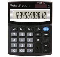 REBELL kalkulačka - SDC412 - černá
