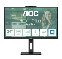 AOC MT IPS LCD WLED 23,8" 24P3CW - IPS panel, 1920x1080, 300cd, 2xHDMI, DP, USB-C, 4xUSB 3.2, pivot, repro, webcam
