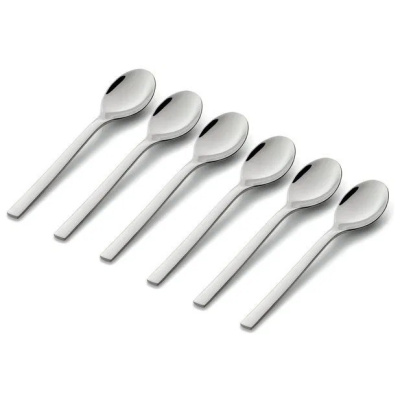 WMF Sada lžiček na kávu Nuova, 6 ks, nerezová ocel