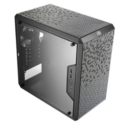 Cooler Master case MasterBox Q300L, mATX, Průhledná bočnice, 1x 120mm Fan, Černá