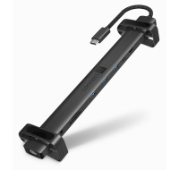 CONNECT IT Dokovací stanice USB-C 10v1, 1xHDMI, 2xUSB-C, 3xUSB, 1xRJ45, černá