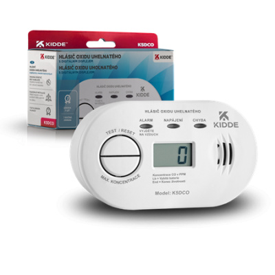 Kidde Detektor úniku plynu CO  K5DCO (měřící zařízení)