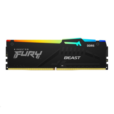 KINGSTON DIMM DDR5 64GB 5600MT/s CL36 FURY Beast RGB EXPO