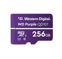 WD MicroSDXC karta 256GB Purple WDD256G1P0C Class 10 (R:100/W:60 MB/s)