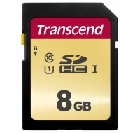 TRANSCEND SDHC karta 8GB 500S, UHS-I U1 (R:95/W:20 MB/s)