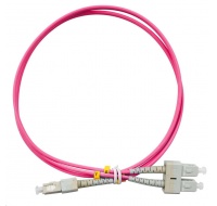 Duplexní patch kabel MM 50/125, OM4, SC-SC, LS0H, 2m