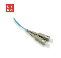 LYNX duplexní patch kabel MM, OM3, SC/SC, 50/125µm, 3m