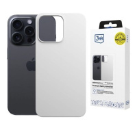 3mk ochranný kryt HARDY MagSilicone pro Apple iPhone 15 Pro Silver-White