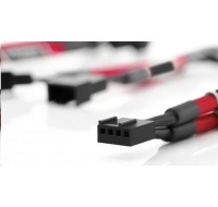 NOCTUA Rozdrojka NA-SYC1, 3x, 4-pin ventilátor, červená