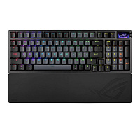 ASUS klávesnice ROG Azoth 96 HE, Mechanická, Bezdrátová, BT, RF 2.4GHz, CZ/SK, černá