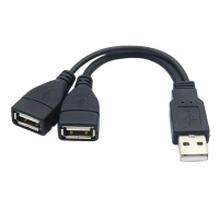 PREMIUMCORD Nabíjecí kabel USB 2.0, 15cm, černá