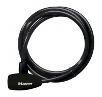 Master Lock Ocelové lanko s integrovaným zámkem na klíč 8154EURD - 180 cm