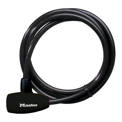 Master Lock Ocelové lanko  s integrovaným zámkem na klíč 8154EURD - 180 cm