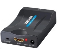 BAZAR - WG - Audio video konvertor SCART na HDMI, černá - Poškozený obal (Komplet)