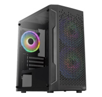 AEROCOOL skříň MC G Trinity, Micro tower, 1x USB 3.0, 1x USB 2.0, 2x audio, bez zdroje