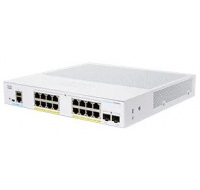 Cisco switch CBS250-16P-2G-UK (16xGbE,2xSFP,16xPoE+,120W,fanless) - REFRESH
