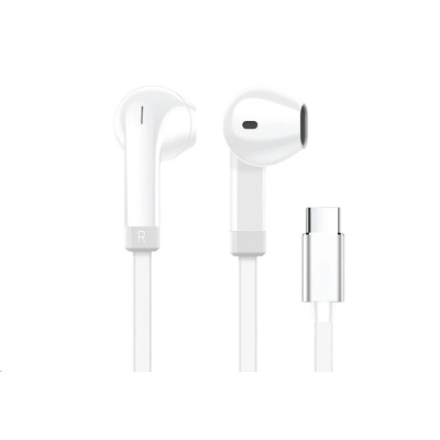 WG - Sluchátka s konektorem Type-C, Vortex Vibe, drátové, white