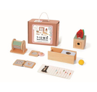 Sada montessori hraček pro miminka 7–12 měsíců - edukativní box