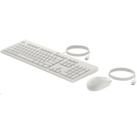 HP 225 Wired Mouse and Keyboard Combo G2 - Česká-Slovenská White