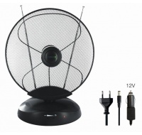 EVOLVEO Xany 4, 230/12V, aktivní pokojová anténa FM/DAB+/DVB-T2, filtr LTE,4G,5G