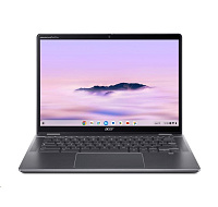 ACER NTB Chromebook Plus Spin 514 (CP514-4HN-374W),Core 3 100U,14"WUXGA,8GB,256GB SSD,UHD,Chrome,Gray