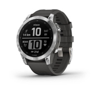 Garmin fenix® 7 – Standard Edition, Silver / Black Band, EU