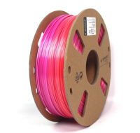 GEMBIRD Tisková struna (filament) PLA, 1,75mm, 1kg, silk rainbow, červená/fialová