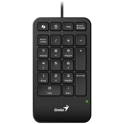 GENIUS Numerická klávesnice NumPad 125, Drátová USB-C, černá