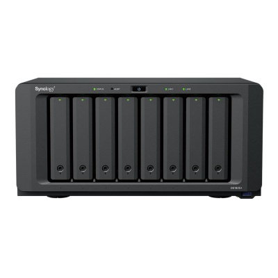 Synology DS1825+ DiskStation (4C/Ryzen V1500B/2,2GHz/8GBRAM/8xSATA/2xM.2/3xUSB3.2/2x2,5GbE/1xPCIe/2xUSB-C)