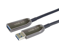 PremiumCord prodlužovací optický AOC kabel USB 3.0 A/Male - A/Female, 50m