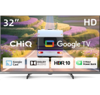 CHiQ L32M9PD TV 32" Powerbank, HD, smart, Google TV, Dolby Audio, dbx-tv, HDR 10