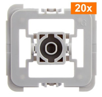 Homematic IP  Adaptér Gira 55, set 20ks - EQ3-ADA-G55-20