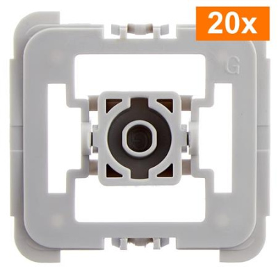Homematic IP  Adaptér Gira 55, set 20ks - EQ3-ADA-G55-20