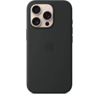 APPLE iPhone 16 Pro Silicone Case with MagSafe - Black