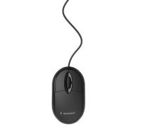 GEMBIRD Wired optical mouse, USB, black