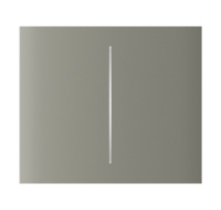 Ajax CenterButton (2-gang) vertical - Středové dvou tlačítko, vertikální instalace, olivová