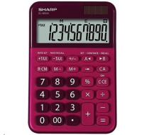 SHARP kalkulačka - ELM335BRD - červená