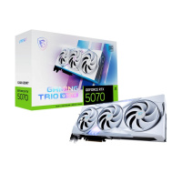 MSI VGA NVIDIA GeForce RTX 5070 12G GAMING TRIO OC WHITE , RTX 5070, 12GB GDDR7, 3xDP, 1xHDMI