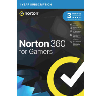 NORTON 360 FOR GAMERS 50GB CZ 1 uzivatel pro 3 zarizeni  na 1 rok ESD