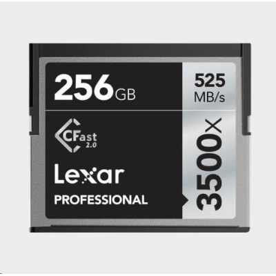Lexar Pro 3500X Cfast (VPG-130) R525/W445 256GB