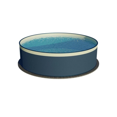 CF nadzemní bazén s ocelovou stěnou - 350 x 90 cm, Antrazit / Sand