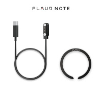 PLAUD NOTE Accessory Kit Black - Nabíječka a magnetický clip, černá