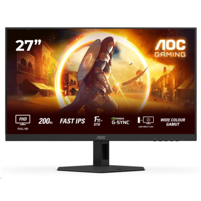 AOC MT 27" 27G4HRE - 1920x1080,IPS,200Hz,HDR10,2xHDMI,1xDP,Repro