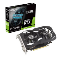 ASUS VGA NVIDIA GeForce RTX 3050 DUAL OC 6GB, RTX 3050, 6GB GDDR6, 1xDP, 1xHDMI, 1xDVI